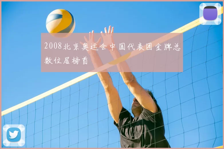 2008北京奥运会中国代表团金牌总数位居榜首